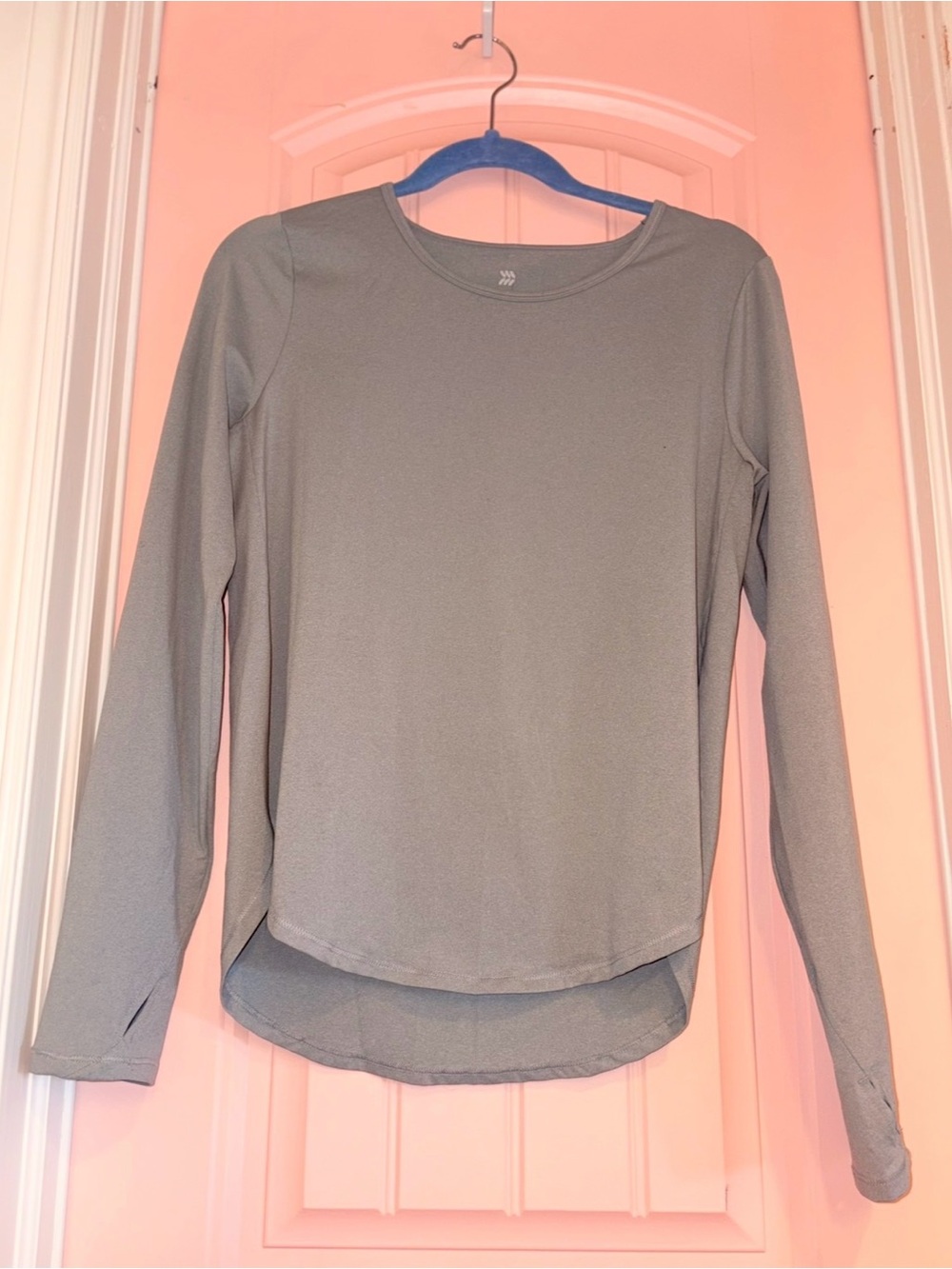 All in Motion Gray Long Sleeve Athletic Top | Size S